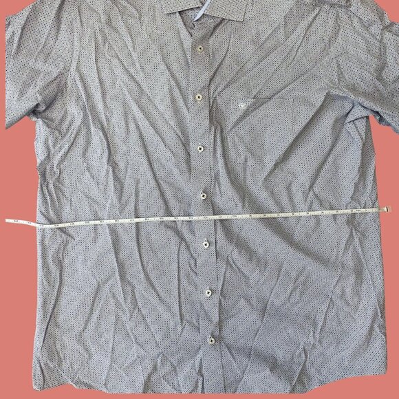 Casa Moda Premium Edition Light Blue Patterned Shirt | Size 44 (XL Fit) - Picture 8 of 10